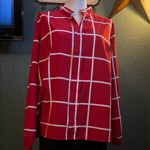 Red Checkered Men's Shirt